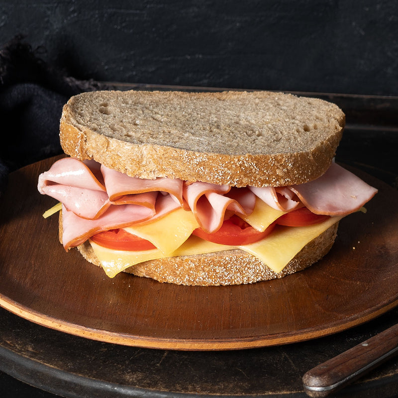 Ham, Cheese & Tomato on Rye