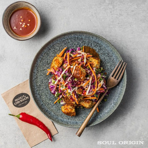 Soul Origin's Buffalo Falafel Salad