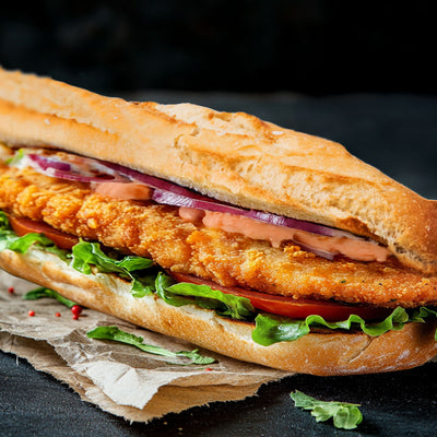 Chicken Schnitzel Baguette