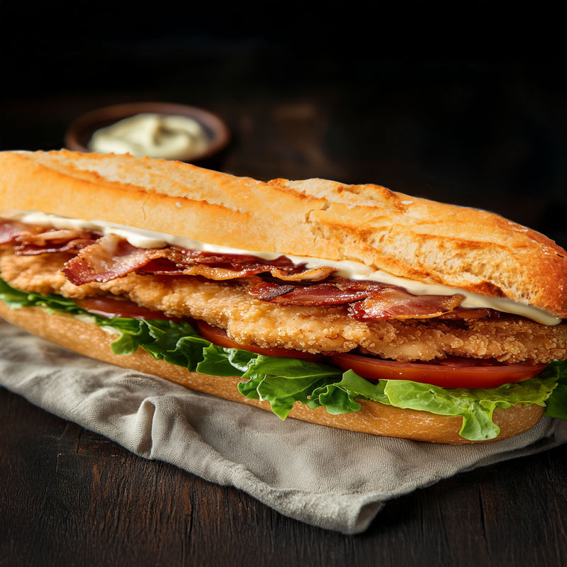BLT Schnitzel Baguette
