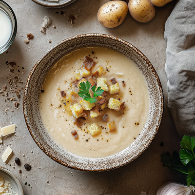 Potato with Smoky Bacon Soup