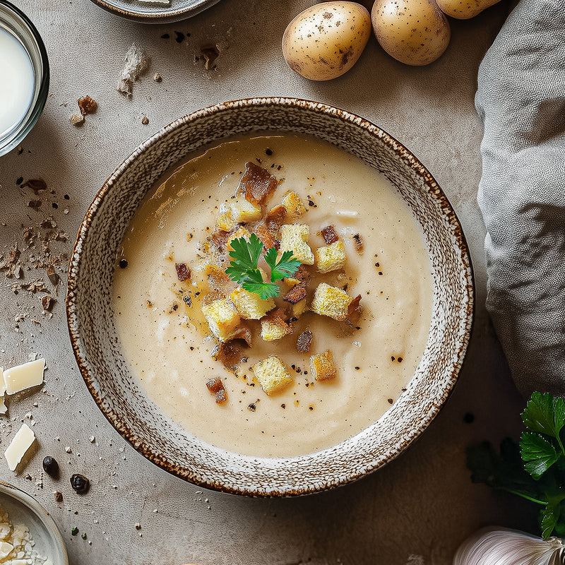 Potato with Smoky Bacon Soup