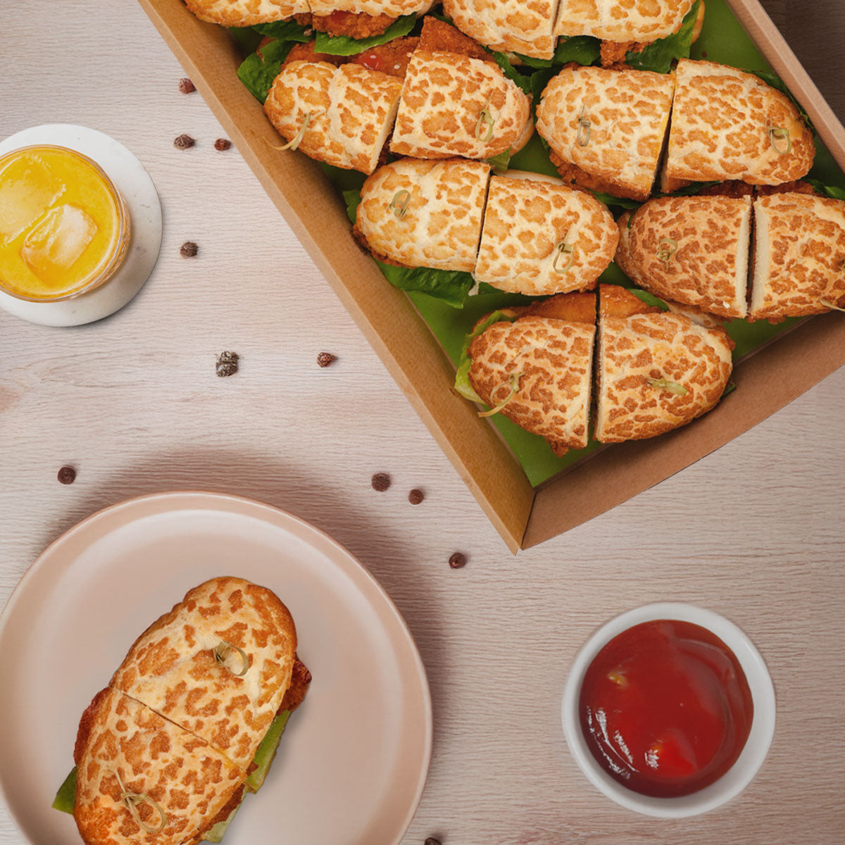 Spicy Crunchy Chicken Platter