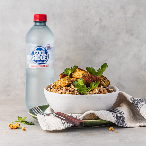 Regular Salad and Water Combo