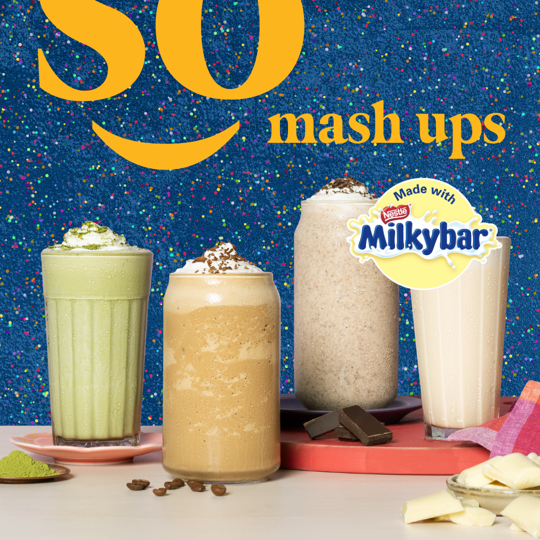 SO Mash Ups made with Millybar®